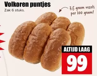 Volkoren puntjes