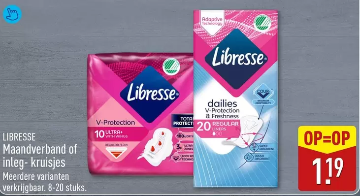 Flow - Maandverband of inleg- kruisjes