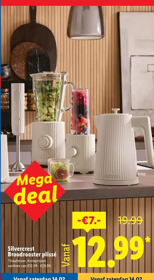 mega - Broodrooster plissé