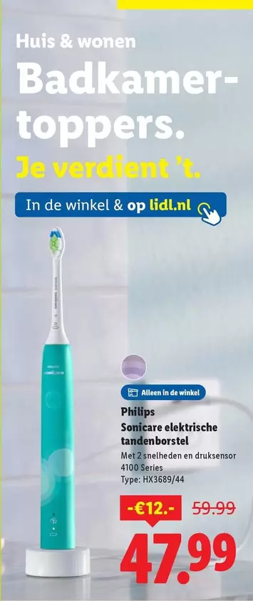 Philips - Sonicare elektrische tandenborstel