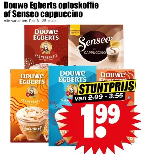 Senseo - oploskoffie of  cappuccino