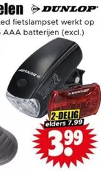 Dunlop - Led fietslampset