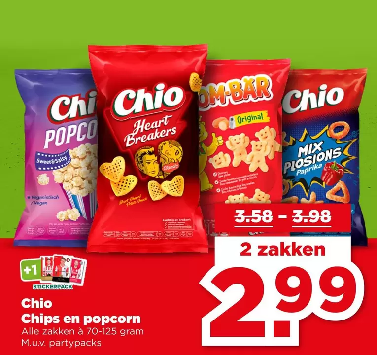 Snack - Chips en popcorn