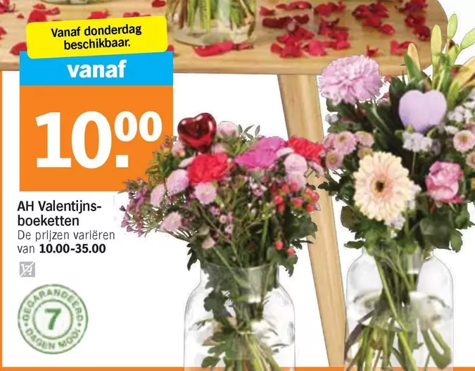 De - AH Valentijns-boeketten