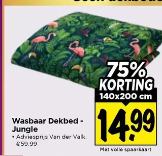Jungle - Wasbaar Dekbed -