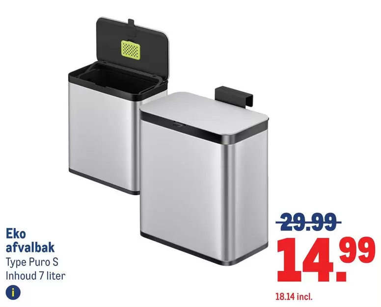 afvalbak Type Puro S