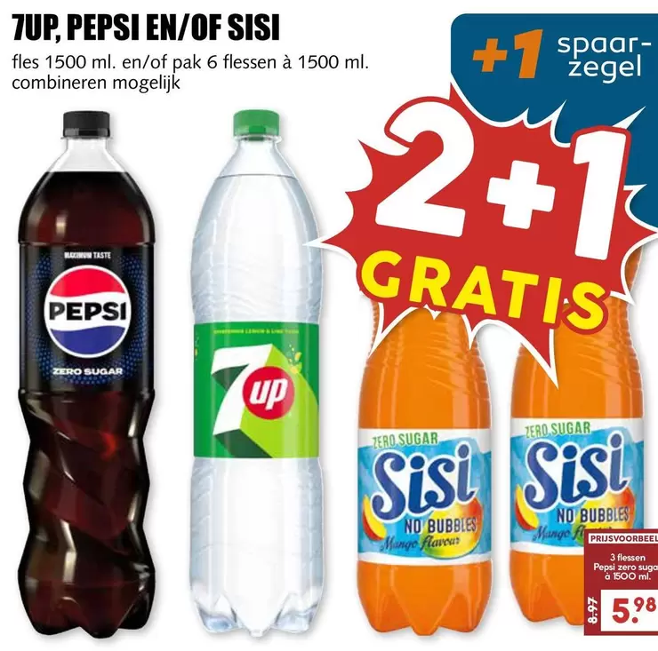 Up - 7UP, PEPSI EN/OF SISI