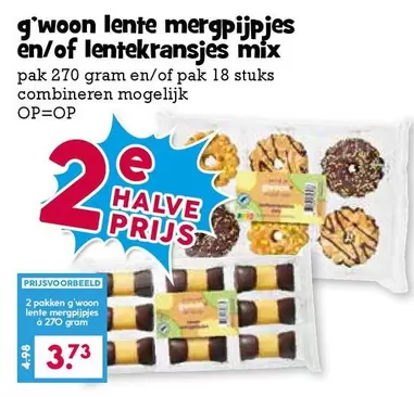 Mix - lente mergpijpjes en/of lentekransjes mix