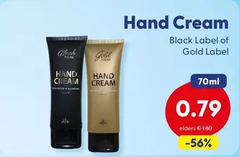 Label - Hand Cream