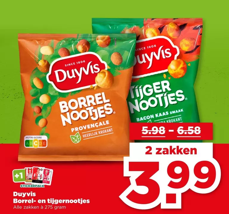 Borrel- en tijgernootjes