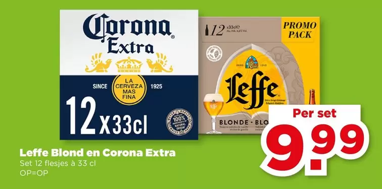 Corona - Leffe Blond en  Extra