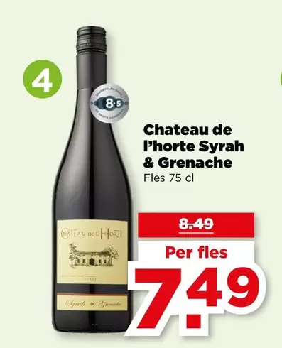 De - Chateau de l'horte Syrah & Grenache