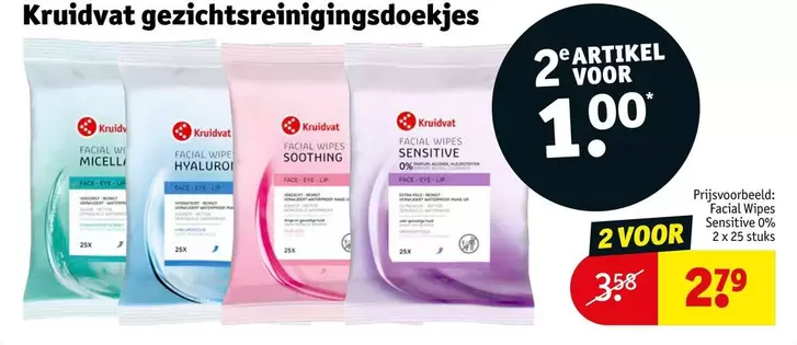 Gezichtsreinigingsdoekjes