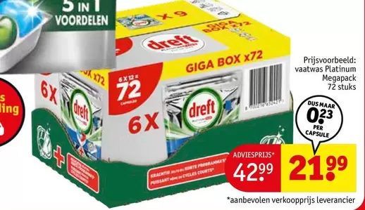 Vaatwas Platinum Megapack