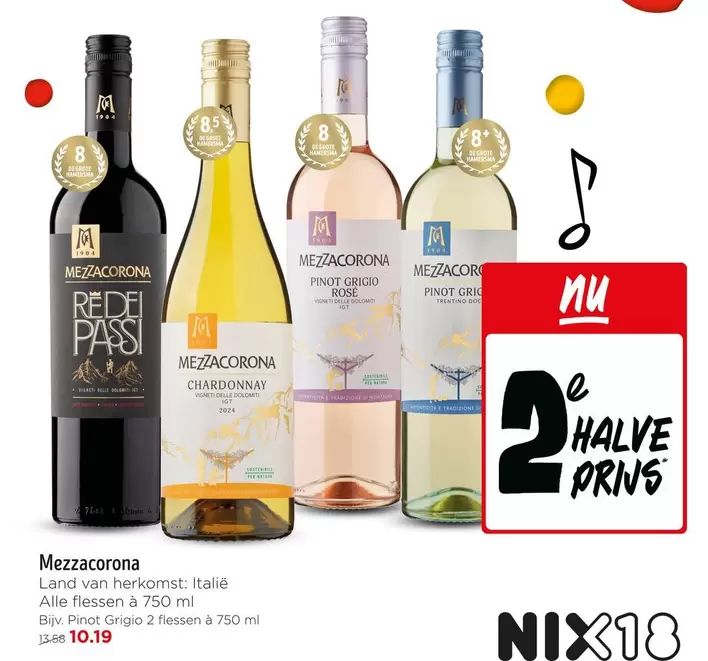 De - Mezzacorona Land van herkomst: Italië