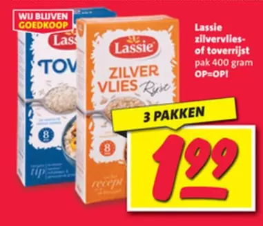 zilvervlies- of toverrijst