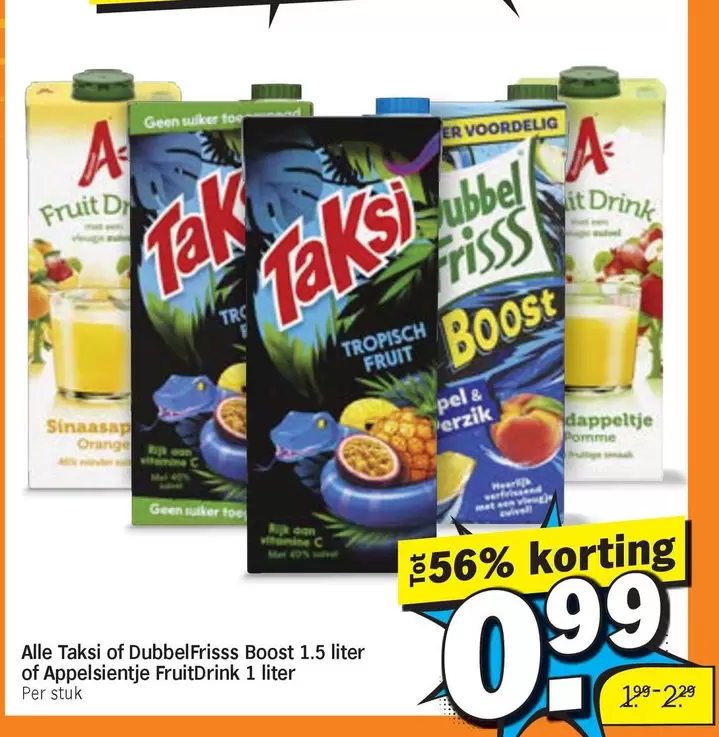it - Taksi of DubbelFrisss Boost FruDrink