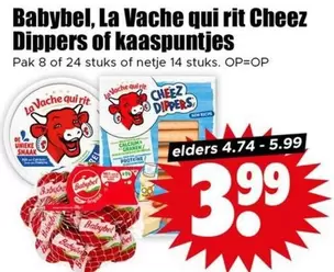 De - La Vache qui rit Cheez Dippers of kaaspuntjes