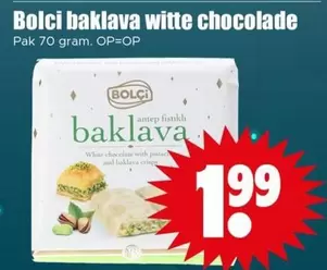 White - Baklava Witte Chocolade