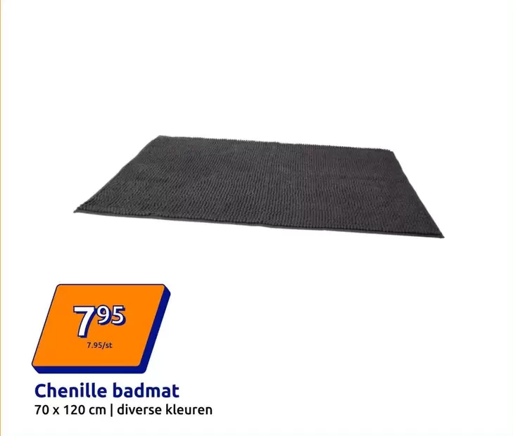Chenille badmat