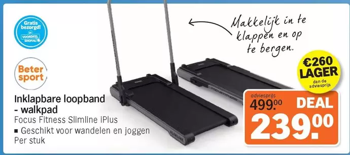 De - Inklapbare loopband - walkpad