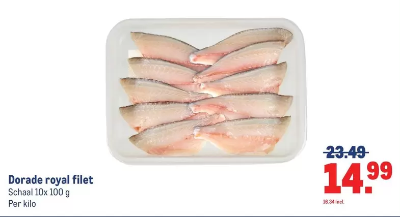 Royal - Dorade royal filet