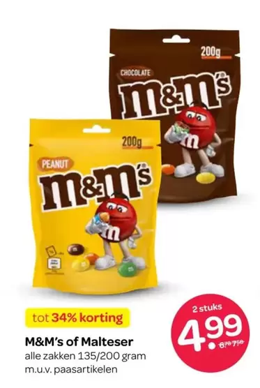 M&M's -  of Malteser