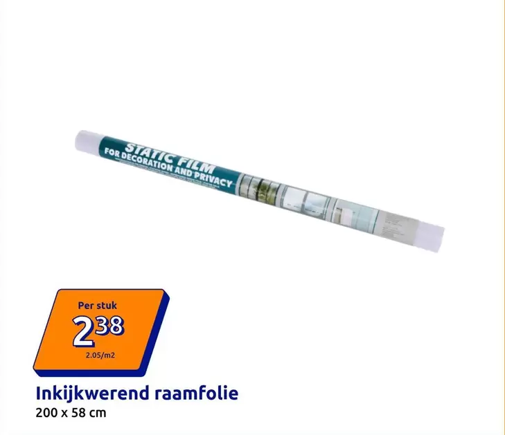 Inkijkwerend raamfolie