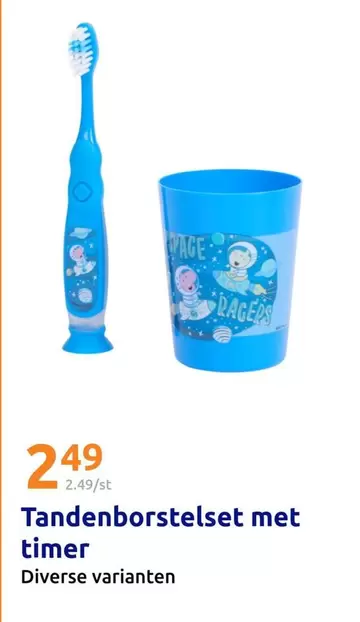 Tandenborstelset met timer