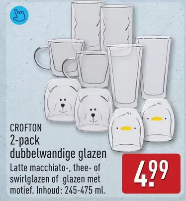 2-pack dubbelwandige glazen
