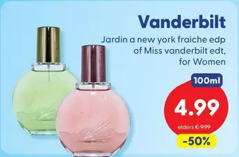 Jardin a new york fraiche edp of Miss vanderbilt edt, for Women