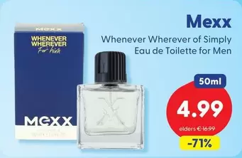 De - Whenever Wherever of Simply Eau de Toilette for Men