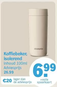 Brabantia - Koffiebeker, isolerend