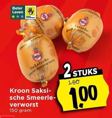 kroon - Saksi-sche Smeerle-verworst