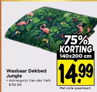 Jungle - Wasbaar Dekbed