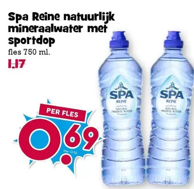 Spa - Mineraalwater Met Sportdop