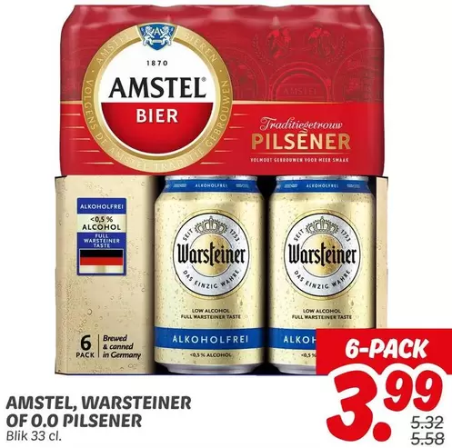 NS - WARSTEINER, O.O PILSENER