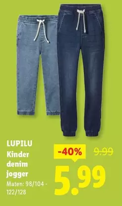 Kinder -  denim jogger