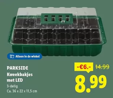 De - Kweekbakjes met LED