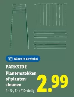 De - Plantenstokken of planten- steunen