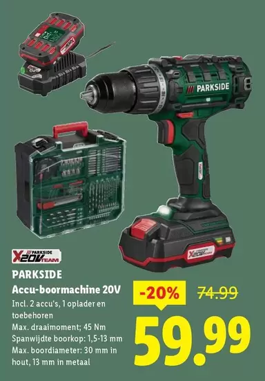 max - Accu-boormachine 20V