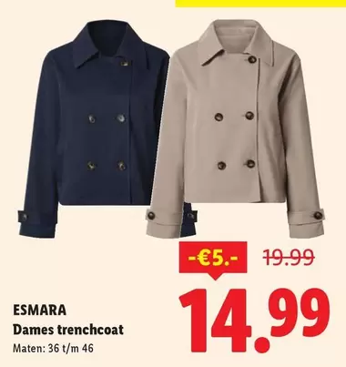 Dames trenchcoat