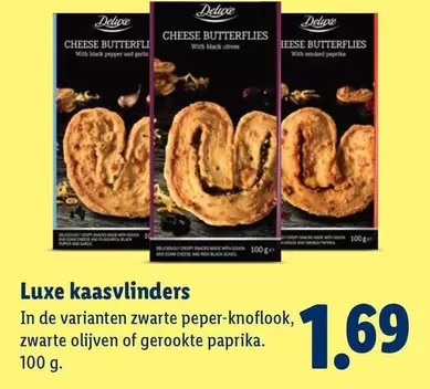 Deluxe - Luxe kaasvlinders