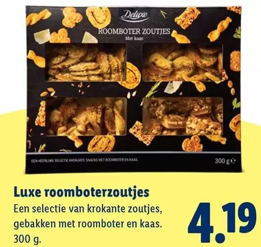 Deluxe - Luxe roomboterzoutjes
