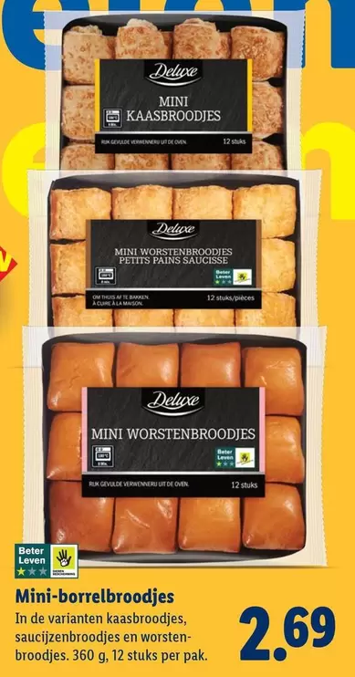 Deluxe - Mini-borrelbroodjes