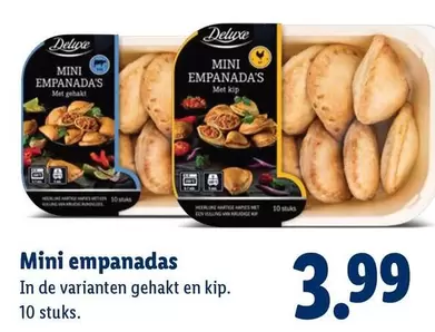 Deluxe - Mini empanadas