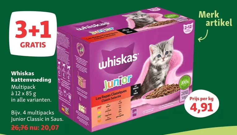 Whiskas - Kattenvoeding Multipack