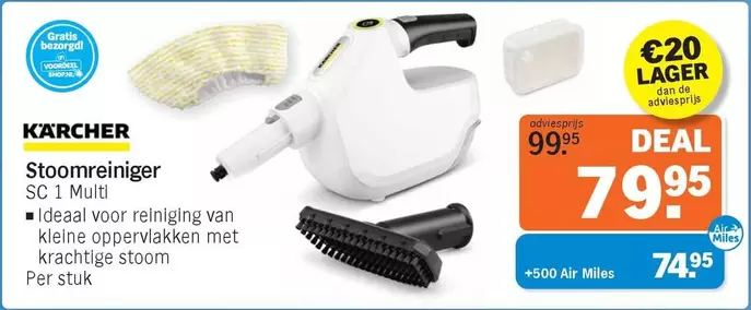 De - Stoomreiniger SC 1 Multi