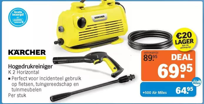 De - Hogedrukreiniger K 2 Horizontal