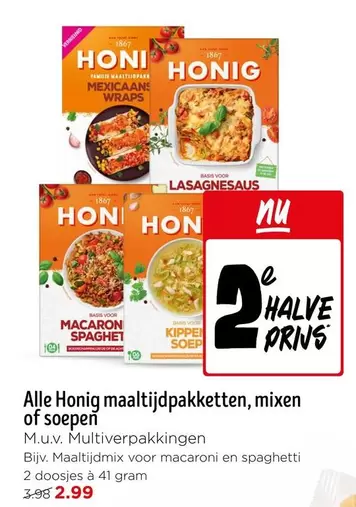 maaltijdpakketten, mixen of soepen